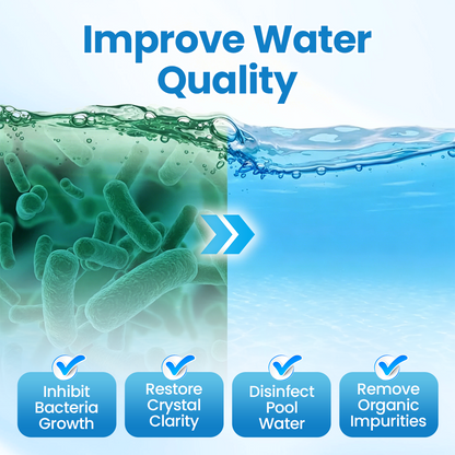 🦠 Purearo Green Water Defense Formula Help Keep Pools & Ponds Cleaner Longer