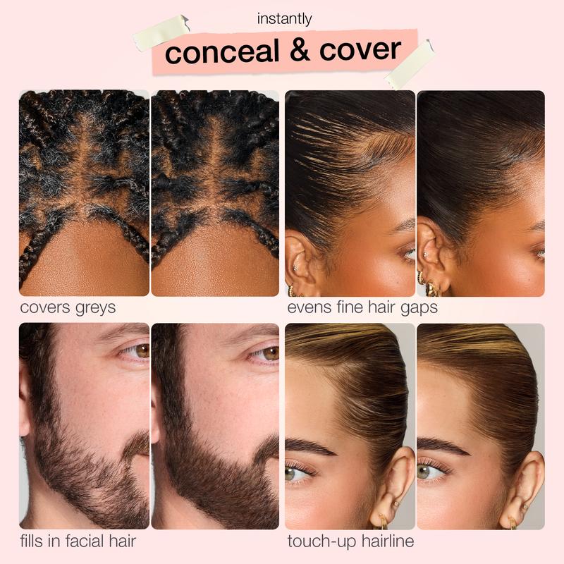 🤎 Touch & Go Hair Concealer Stick Cover Gray Roots & Fuller-Looking Hair In Seconds