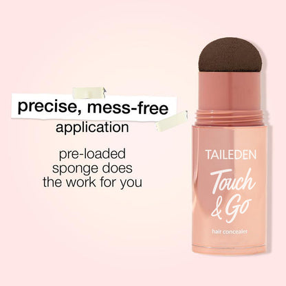🤎 Touch & Go Hair Concealer Stick Cover Gray Roots & Fuller-Looking Hair In Seconds